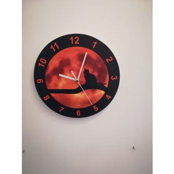 Macskás falióra 