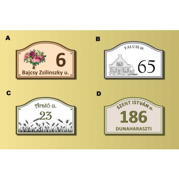 házszámtábla