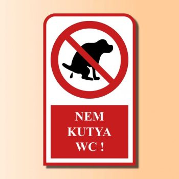 kutyás tábla
