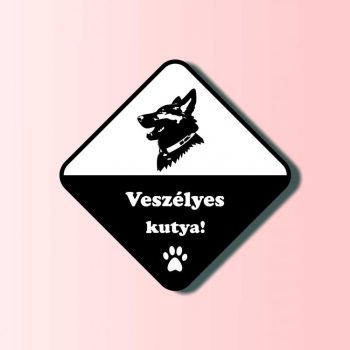 kutyás tábla