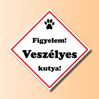 kutyás tábla