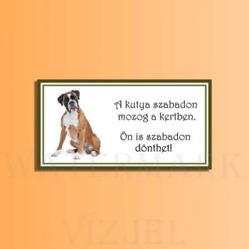 Kutyás tábla