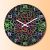 Nonfiguratív mintás falióra