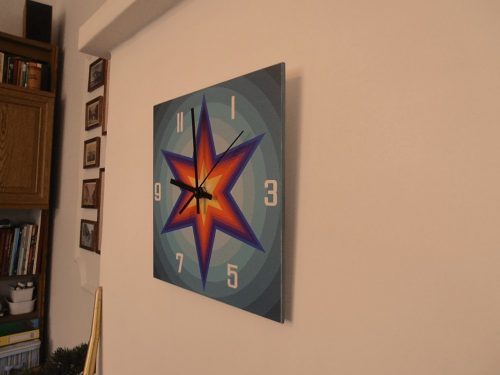 Csillag falióra