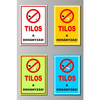 Dohányzást tiltó tábla