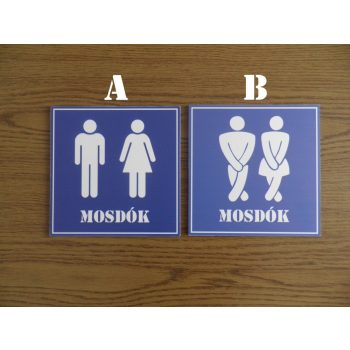 Toilet tábla szett